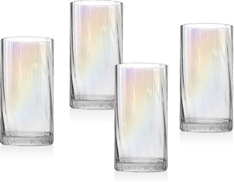 Amazon Co Jp Monterey Highball Beverage Glass Cup By Godinger Set Of