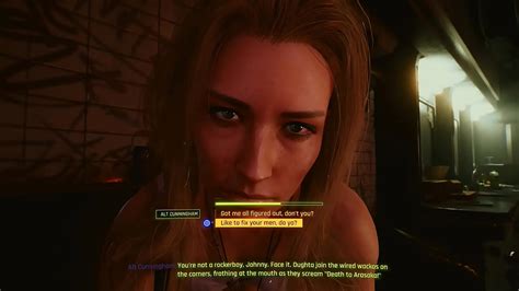 HOT Clip Sex Cyberpunk 2077 Alt Cunningham Romance Scene Uncensored