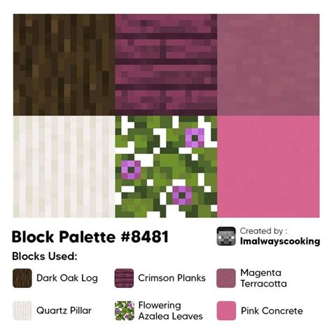 Block Palettes On Instagram Palette 8481 Created By Imalwayscooking