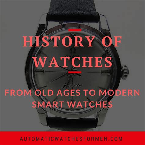 History of Watches | Automatic Watches For Men