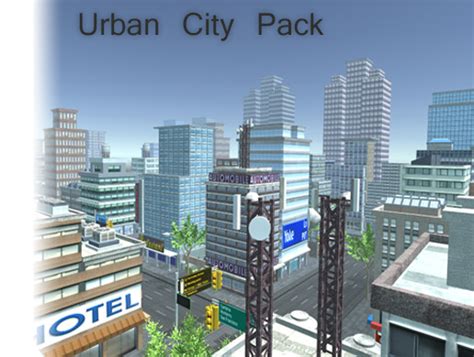 Urban City Pack 3d Urban Unity Asset Store