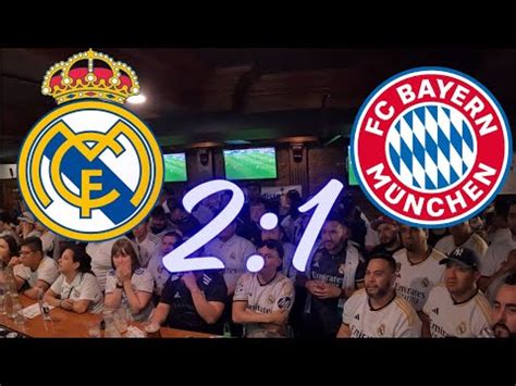 WERE IN THE FINAL EMOTIONS GOALS REACTIONS Real Madrid Vs Bayern