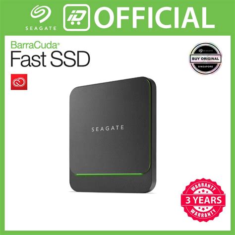 Seagate Barracuda Fast Portable Ssd Gb Tb Tb Shopee