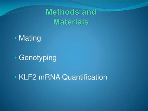 Ppt The Role Of Kr Ppel Like Factor In Erythroid Cells Powerpoint