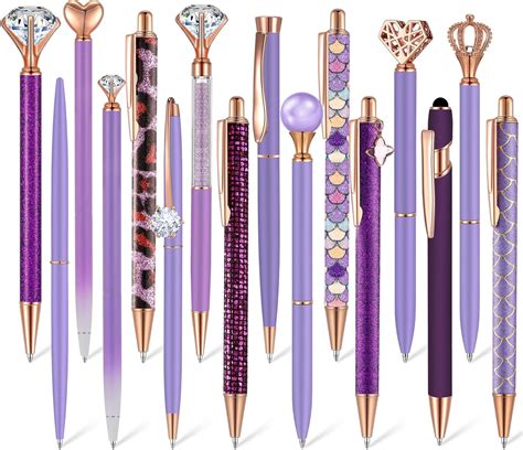 Amazon Colarr Pcs Ballpoint Pens Set Metal Crystal Diamond Pen