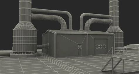 Modèle 3D Geothermal Power Plant 3D Model 90941185