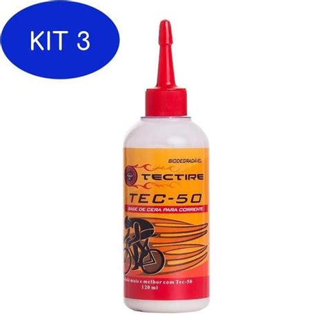 Kit Oleo Lubrificante Corrente Bicicleta Tec Cera Ml Tectire