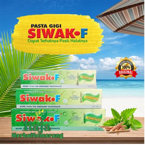 Jual Siwak F Pasta Gigi Halal Original Toothpaste Plus Flouride Kalsium