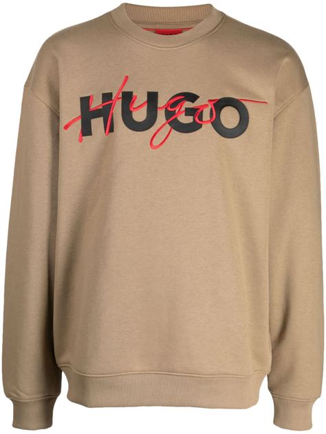 Hugo Sudadera Con Logo Estampado Farfetch