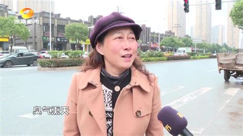 【长沙一街边垃圾成堆臭气熏天 】家住长沙市卓越蔚蓝城邦小区的文先生说近一年时间里，在他们小区旁边的桃花塅路主干道上，出现了一个巨大的垃圾堆，每天散发极其难闻的气味不说，还占据了大半个慢车道，对