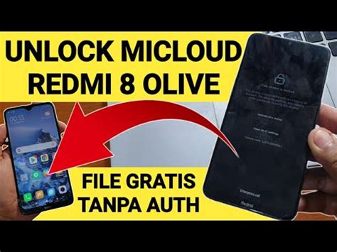 Cara Unlock Micloud Redmi 8 Tanpa Auth File Gratis YouTube