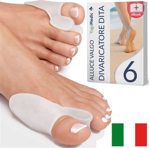 X Tutore Per Alluce Valgo Correttore Separatore Silicone