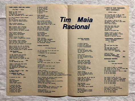 Tim Maia Racional Vol 2 Orig Brazil Samba Soul Funk Lp Insert Nm