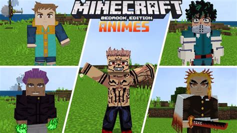 Saiu Nova Melhor Addon De Animes Para Minecraft Pe Animes Rk V