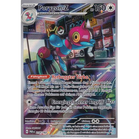 Porygon Z Par Art Rare Deutsch Holoncardshop