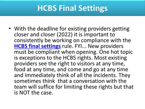 Ppt Hcbs Final Settings Powerpoint Presentation Free Download Id