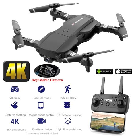 Cámara Drone 4K Cámara ajustable Wifi en tiempo Real Video estable Dron