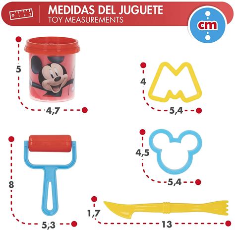 Cubo Plastilina Y Accesorios Mickey Superjuguete Montoro