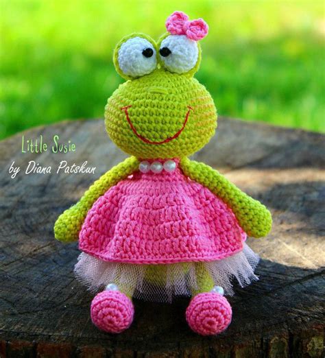 Crochet Frog Pattern Green Frog Toy Amigurumi Frog Pattern Etsy Crochet Frog Cute Crochet