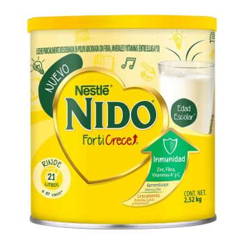 Leche En Polvo Nido FortiCrece 2 52 Kg A Precio De Socio Sams Club