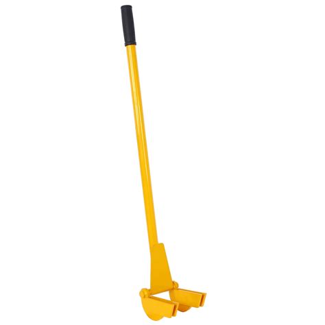 Pallet Buster Tool In Yellow With 43in Long Handle Deck Wrecker