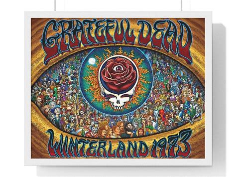 Grateful Dead Winterland 1973 Art Print Jerry Garcia Rock Etsy Canada