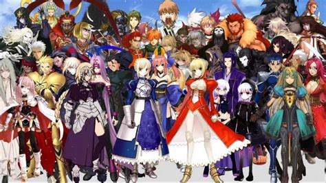 All Servants Painting Anime Servant