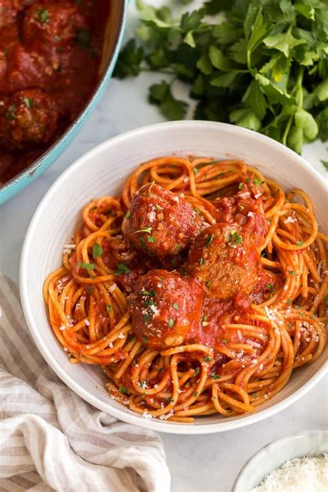 Spaghetti and Meatballs - The Recipe Rebel