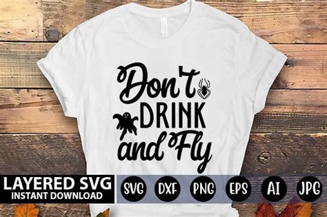 Don T Drink And Fly Svg Design Graphic By Mockupseasy Creative Fabrica