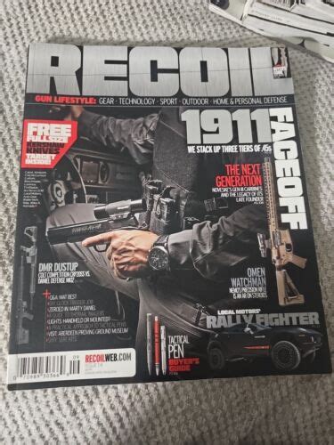 Recoil Magazine Gun Lifestyle Issue 14 W Kershaw Knives Taget