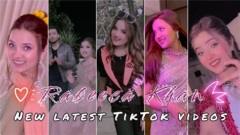 Rabeeca Khan 😍 New Latest Tiktok Videos ♥️😊 Rabeeca Kashif Khan New