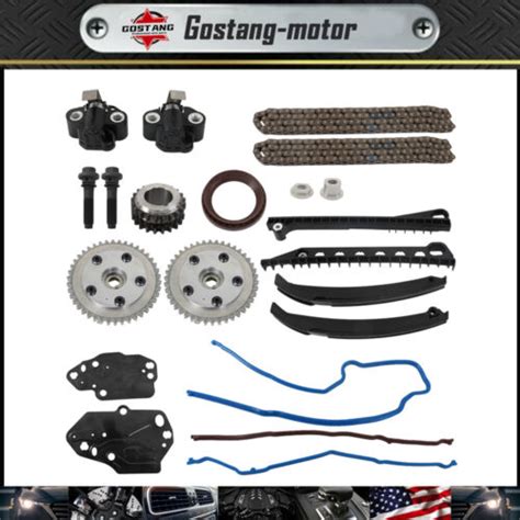 Timing Chain Kit With VVT Cam Phasers Fit For F150 350 Navigator Triton