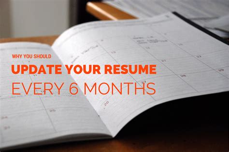 Why You Should Update Your Resume Every 6 Months Panash Passion