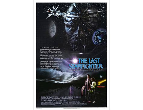 The Last Starfighter Movie Poster Print 1984 Sci-Fi One | Etsy