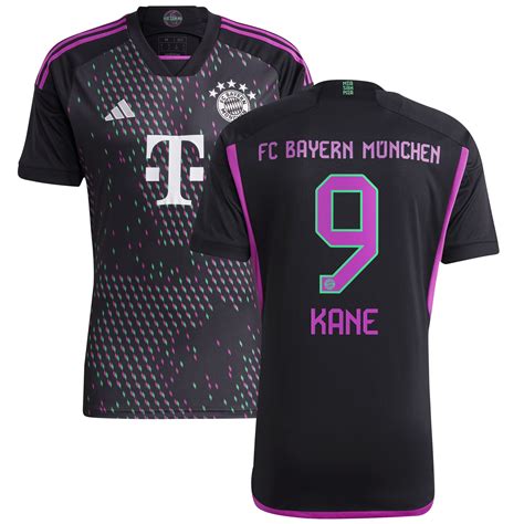 FC Bayern Away Shirt 2023 24 Harry Kane 9