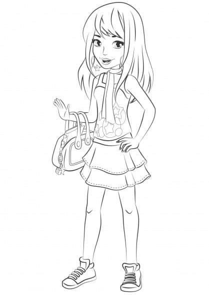 Desenhos De Stephanie Lego Friends Para Colorir E Imprimir