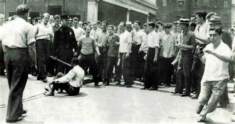 Detroit Police Officers Defend Blacks From The White Mob During