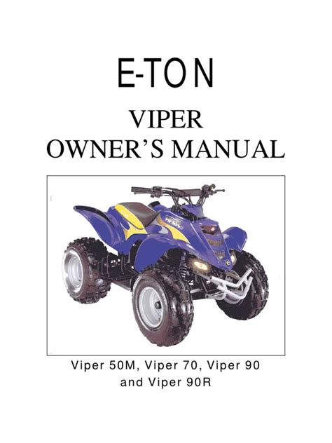 Eton Viper 70 Manual Pdf Transmission Mechanics Brake