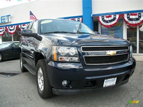 2008 Dark Blue Metallic Chevrolet Tahoe Lt 4x4 61242231 Photo 3