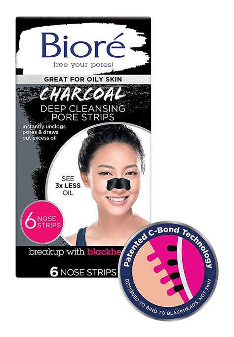 Biore Charcoal Deep Cleansing Pore Strips ingredients (Explained)