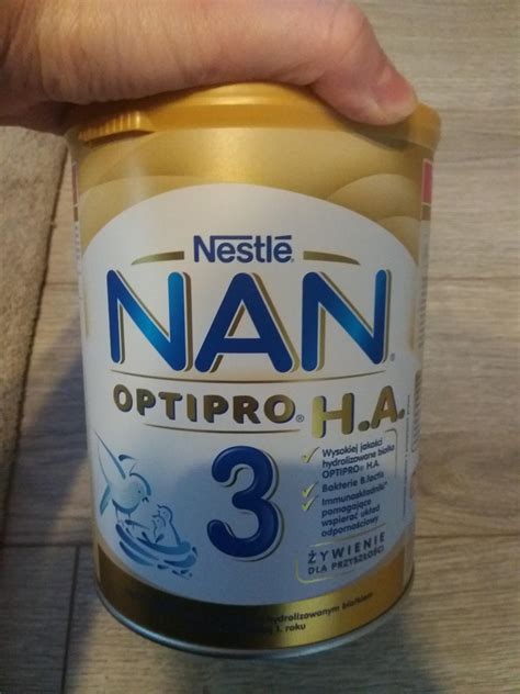 NESTLE NAN OPTIPRO HA 3 Mleko Modyfikowane Junior Dla Dzieci Powyżej 1