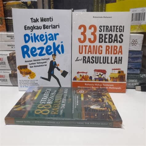 Jual Paket 3 Buku Tak Henti Engkau Berlari Dikejar Rezeki 33 Strategi