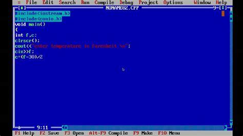 C Program To Convert Temperature From Celsius To Fahrenheit Youtube