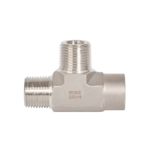 Stainless Steel Female Run Tees Pipe Fittings High Pressure Way Male