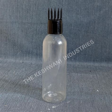 PET Screw Cap Hair Oil Bottle 100 Ml With Comb Rs 6 8 Piece The