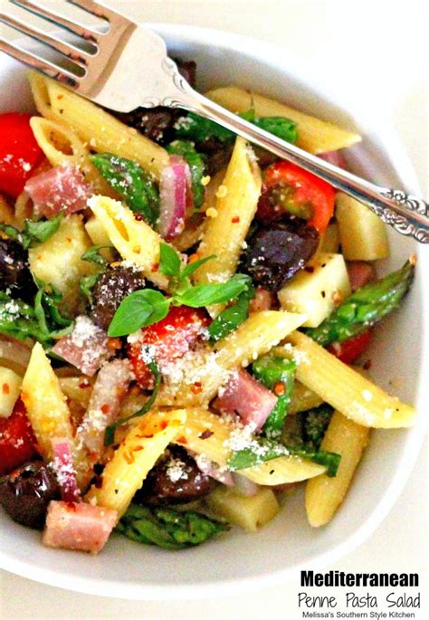 Mediterranean Penne Pasta Salad - melissassouthernstylekitchen.com