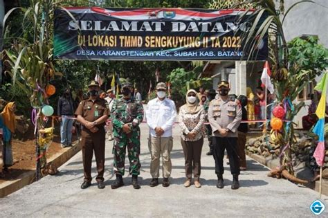 Dandim Batang Tutup TMMD Sengkuyung Tahap II TA 2022 Di Desa Karang Tengah