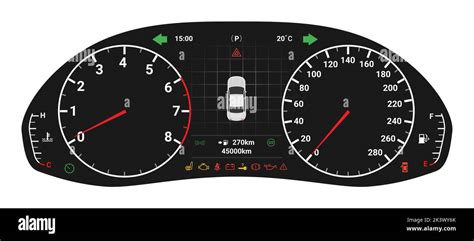 Car Digital Dashboard Speedometer Display Fuel Panel Car Cluster