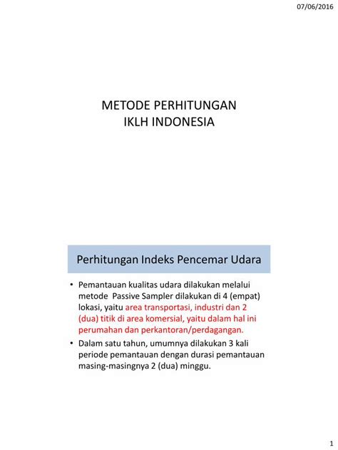 PDF METODE PERHITUNGAN IKLH INDONESIA Dinus Ac Iddinus Ac Id