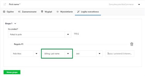 Logika Warunkowa We Wtyczce Flexible Checkout Fields WP Desk